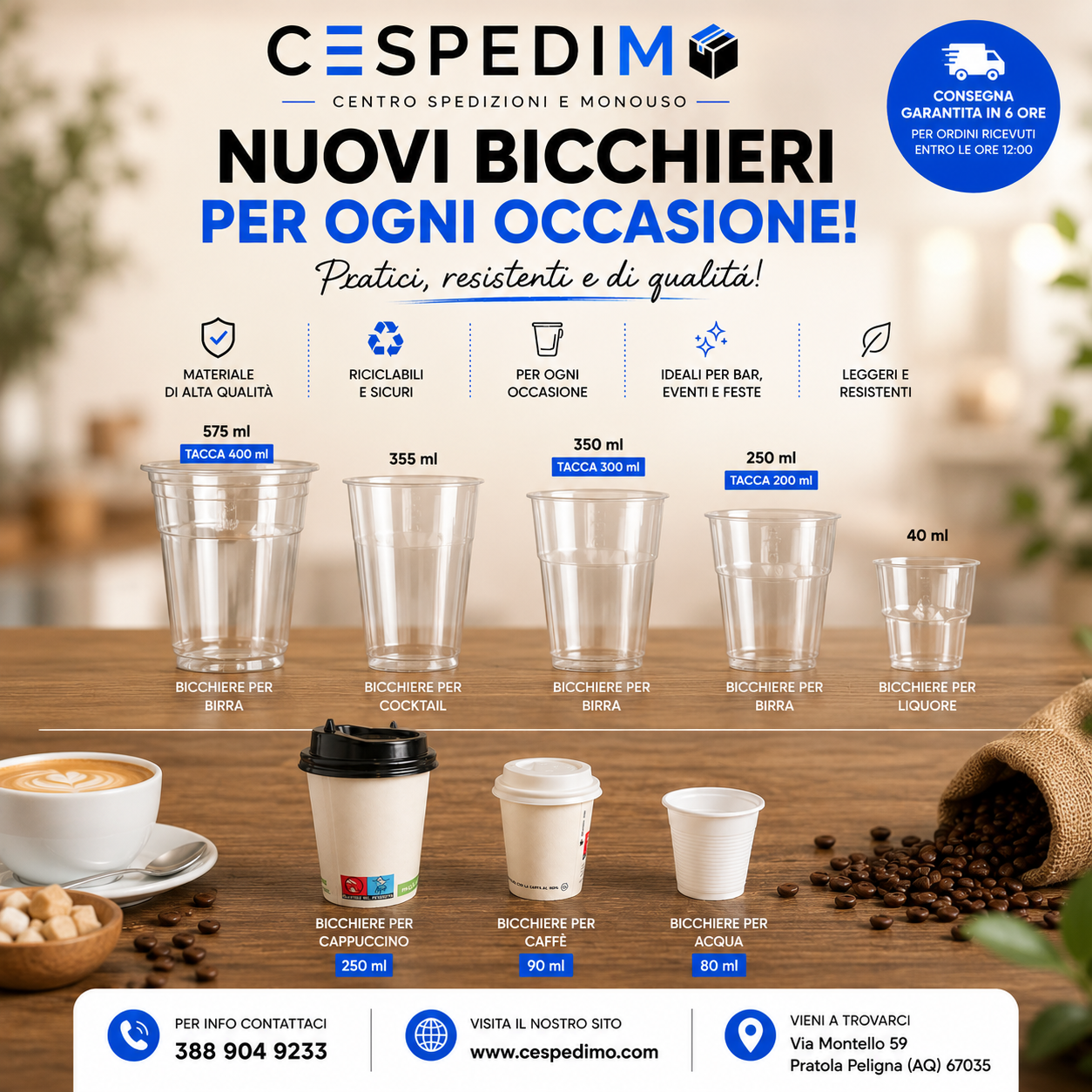 Bicchieri Monouso