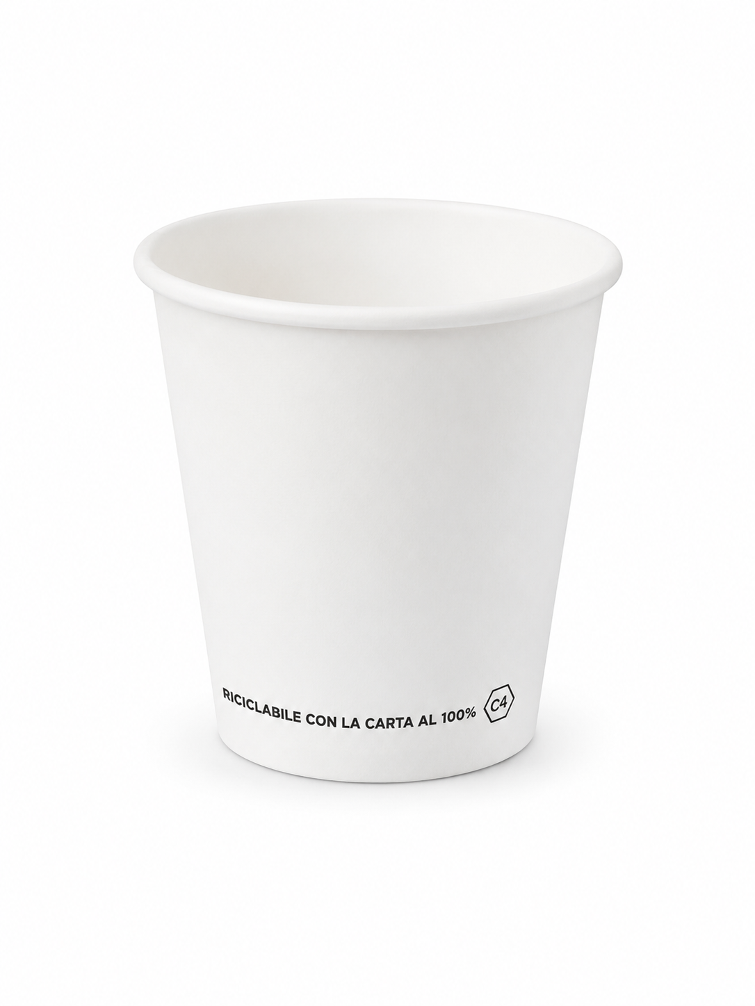 BICCHIERI 3OZ BIANCO 90ML. IN CARTA