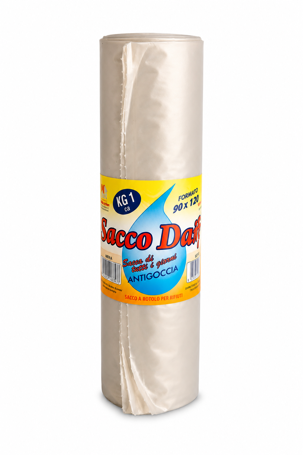 Sacchi per Rifiuti 90×120 cm 1 Kg – Antigoccia Alta Resistenza